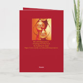 Schöne Ausdrücke Weihnachtskarten Feiertagskarte (Rückseite)