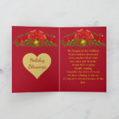 Schöne Ausdrücke Weihnachtskarten Feiertagskarte (Innenseite)