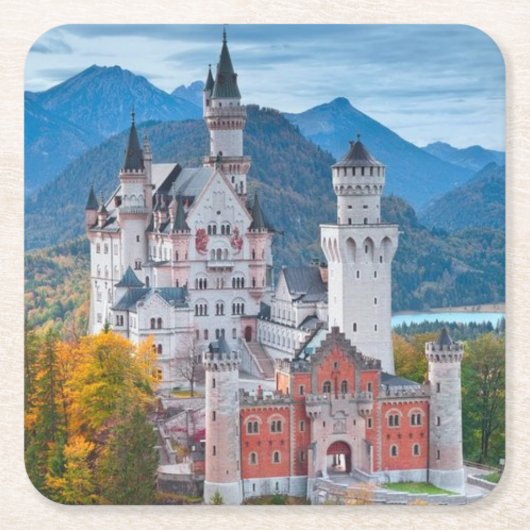 Schöne Außenanlage Untersetzer Set (Vorderseite)