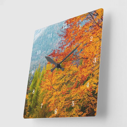 Schöne Außenansicht Wall Clock Quadratische Wanduhr (Winkel)