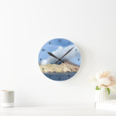 Schöne Außenansicht Wall Clock Runde Wanduhr (Zuhause)