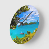 Schöne Außenansicht Wall Clock Runde Wanduhr (Winkel)