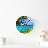 Schöne Außenansicht Wall Clock Runde Wanduhr (Zuhause)