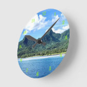 Schöne Außenansicht Wall Clock Runde Wanduhr (Winkel)