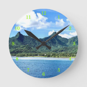 Schöne Außenansicht Wall Clock Runde Wanduhr