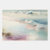 Schöne Aussicht auf das Meer Geschenkpapier Set (Vorderseite)