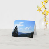 Schöne Aussicht auf das Tal.... Karte (Gelbe Blume)