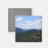 Schöne Aussicht auf das Tal.... Magnet (Vorderseite/Rückseite)