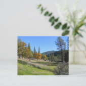 Schöne Aussicht auf das Tal.... Postkarte (Stehend Vorderseite)