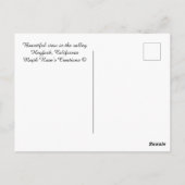 Schöne Aussicht auf das Tal.... Postkarte (Rückseite)