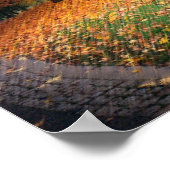 Schöne Aussicht auf den Herbst Poster (Ecke)