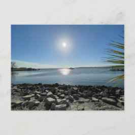 Schöne Aussicht auf den Ozean Postkarte