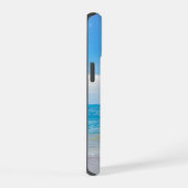 Schöne Aussicht auf den Strand iPhone 15 Hülle (Rechte Seite)