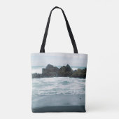 Schöne Aussicht auf den Strand...... Tasche (Rückseite)