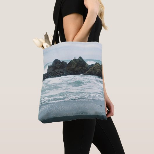 Schöne Aussicht auf den Strand...... Tasche (Von Nahem)