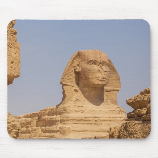 Schöne Aussicht auf die alte Große Sphinx in Ägypt Mousepad (Vorne)