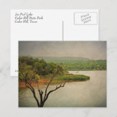 Schöne Aussicht auf die Postkarte des Cedar Hill (Vorne/Hinten)