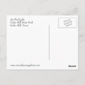 Schöne Aussicht auf die Postkarte des Cedar Hill (Rückseite)