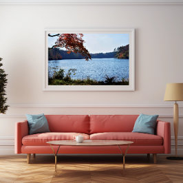 Schöne Aussicht auf die Riverside Fotodruck