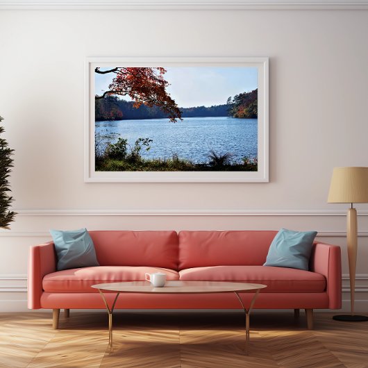 Schöne Aussicht auf die Riverside Fotodruck