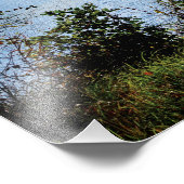 Schöne Aussicht auf die Riverside Fotodruck (Ecke)