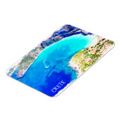 Schöne Aussicht auf Kreta Griechenland Magnet (Linke Seite)