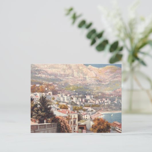 Schöne Aussicht auf Monte Carlo Postkarte (Stehend Vorderseite)