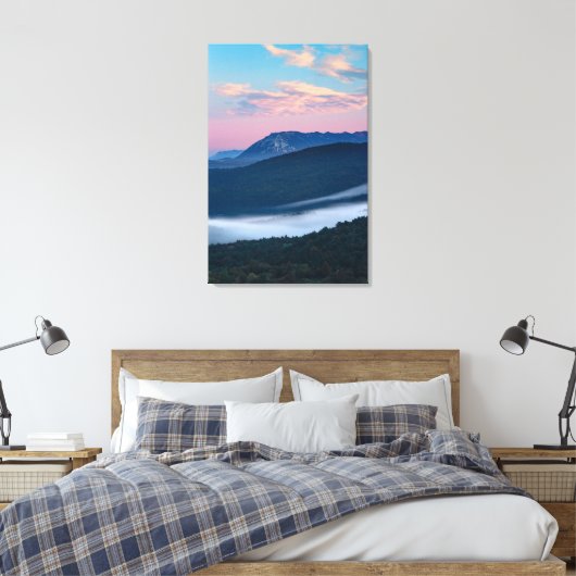 Schöne Aussicht auf Nanos von Šilentabor, S Leinwanddruck (Insitu (Schlafzimmer))