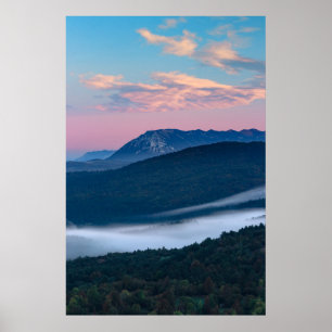 Schöne Aussicht auf Nanos von Šilentabor, S Poster