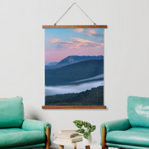 Schöne Aussicht auf Nanos von Šilentabor, S Wandteppich Mit Holzrahmen
