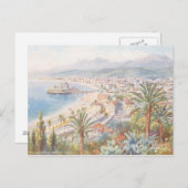 Schöne Aussicht auf Nizza, Frankreich Postkarte (Vorne/Hinten)