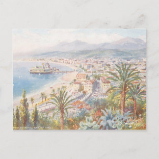 Schöne Aussicht auf Nizza, Frankreich Postkarte