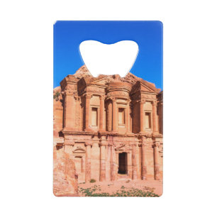 Schöne Aussicht auf Petra Geldbeutel Flaschenöffner