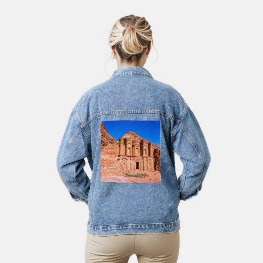 Schöne Aussicht auf Petra Jeansjacke (Modell)