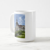 Schöne Aussicht auf Prag Kaffeetasse (Vorderseite Links)
