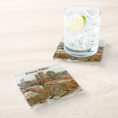 Schöne Aussicht auf Sacramento Glasuntersetzer (Schrägansicht)