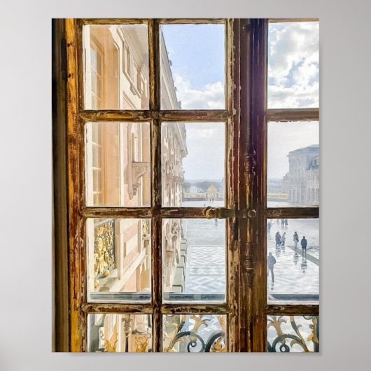 Schöne Aussicht auf Versailles Frankreich - Europä Poster (Vorne)