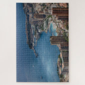 Schöne Aussicht aufs Meer Monte Carlo Monaco Puzzle (Vertikal)