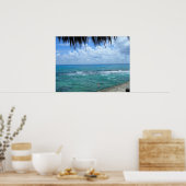 Schöne Aussicht aufs Meer Poster (Küche)