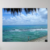 Schöne Aussicht aufs Meer Poster (Vorne)