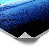 Schöne Aussicht aufs Meer Poster (Ecke)