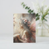 Schöne Aussicht aus dem Fenster Postkarte (Stehend Vorderseite)