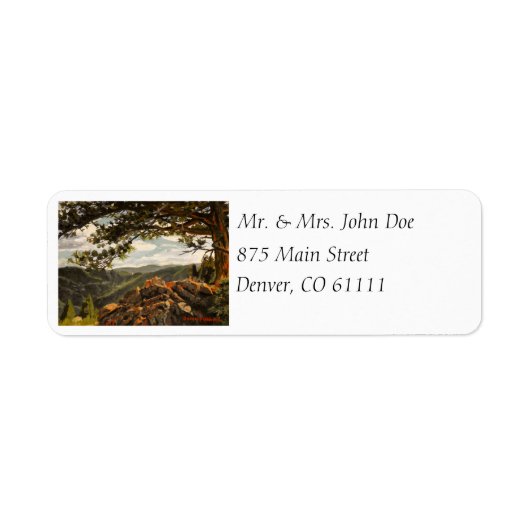 Schöne Aussicht Aussichtsberg Colorado (Vorne)