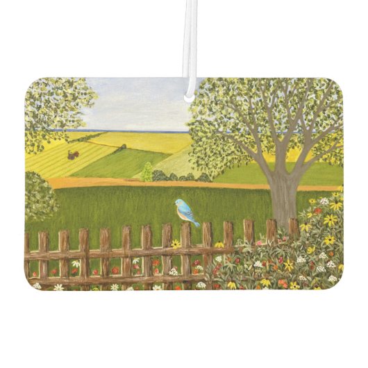 Schöne Aussicht Autolufterfrischer (Rückseite)