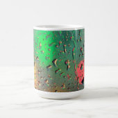 Schöne Aussicht durch Regen Kaffeetasse (Mittel)