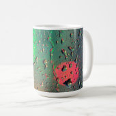 Schöne Aussicht durch Regen Kaffeetasse (VorderseiteRechts)