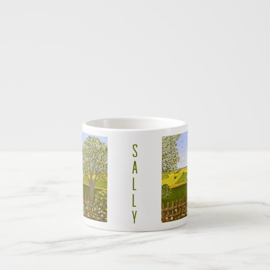 Schöne Aussicht Espressotasse (Vorderseite)