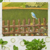 Schöne Aussicht Geschirrtuch (Gefaltet)