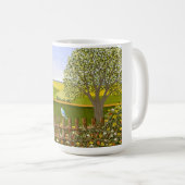 Schöne Aussicht groß Kaffeetasse (VorderseiteRechts)