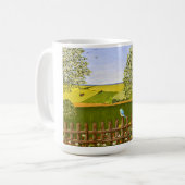 Schöne Aussicht groß Kaffeetasse (Vorderseite Links)